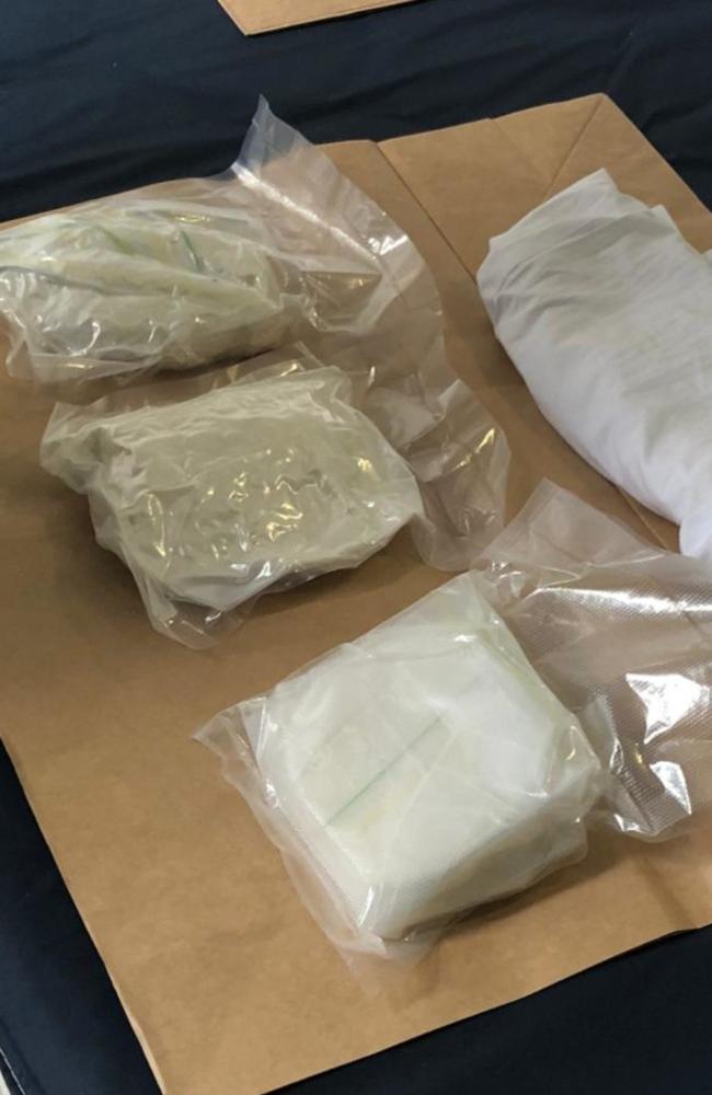 Drugs seized by Queensland police that led to today’s arrests.