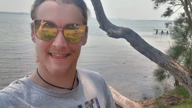 Simeon McNeill, 25, of Cranebrook, died on New Years Even when his kayak overturned on Budgewoi Lake north of Toukley. Picture: supplied