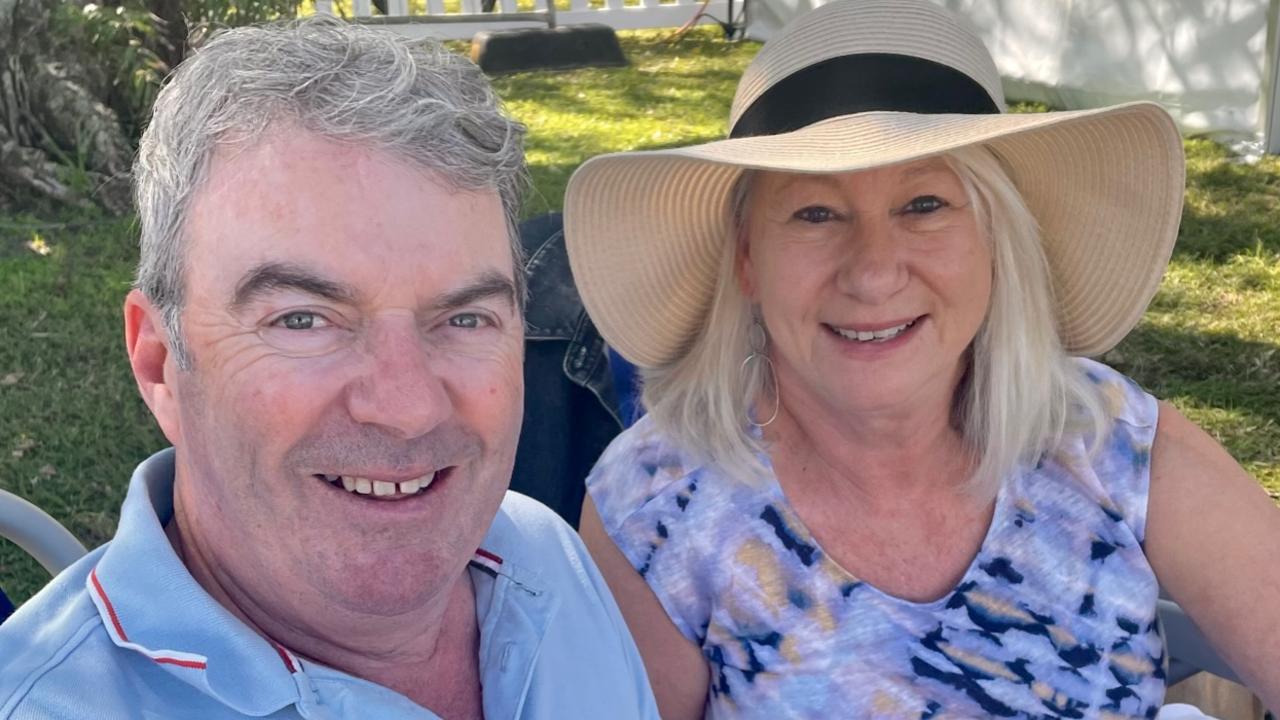 John Raeside and Nicole Taylor at the Noosa Alive festival on Sunday July 30, 2023.
