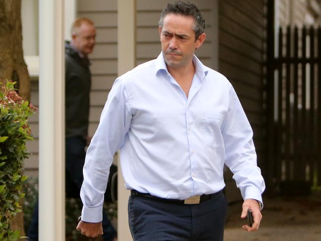 Former AFL executive Simon Lethlean, pictured amid the scandal about “inappropriate” relations with a female junior staffer. Picture: Stuart McEvoy for the Australian