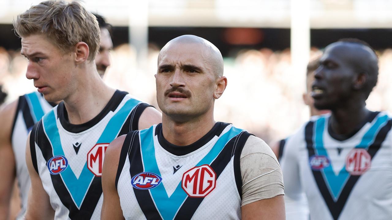 Port Adelaide’s record in big games is poor. (Photo by Dylan Burns/AFL Photos via Getty Images)