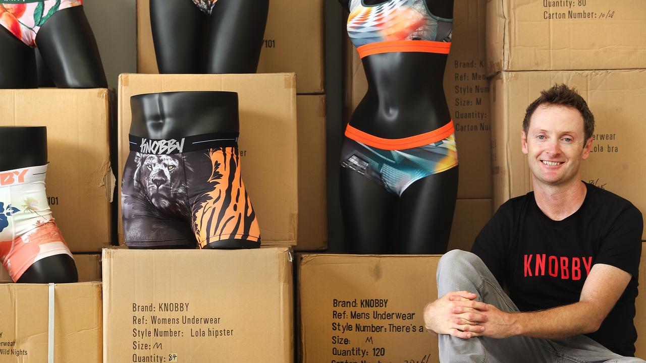 Queensland entrepreneur Rob Rand grows his Knobby Underwear