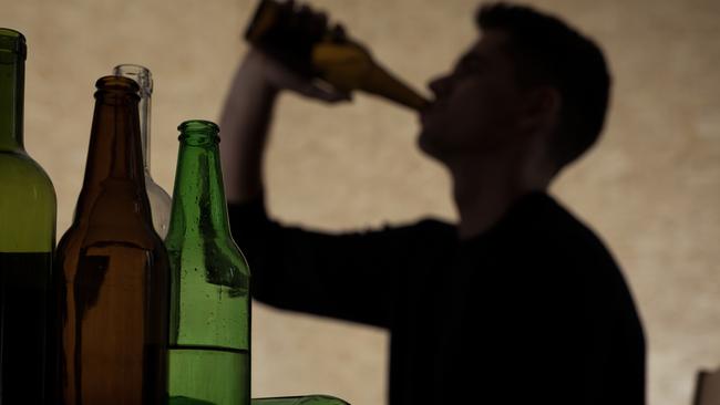 An alcoholic has been jailed again for another booze-fuelled crime.