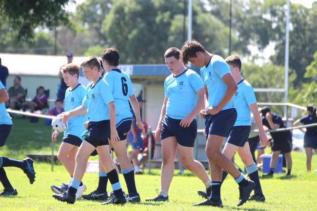 Ballymore Cup rugby action at the Albany Creek Brumbies Junior Rugby Union Club on Friday, April 12, 2024.