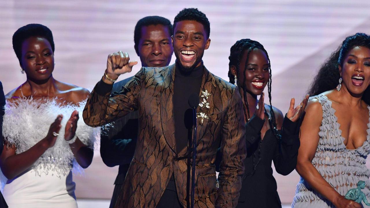 Chadwick is credited for many impressive performances but best known for The Black Panther movie. Picture: Frederic J. Brown/AFP