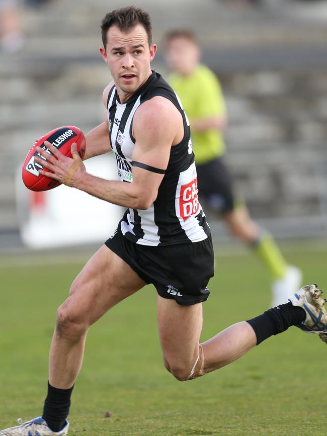 Glenorchy’s Jaye Bowden in action. Picture: PATRICK GEE