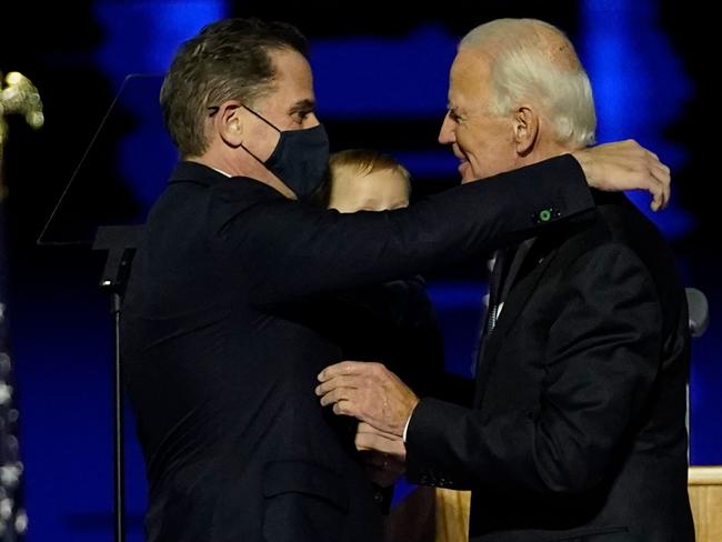 Hunter Biden’s dealings are part of a federal probe. Picture: AFP