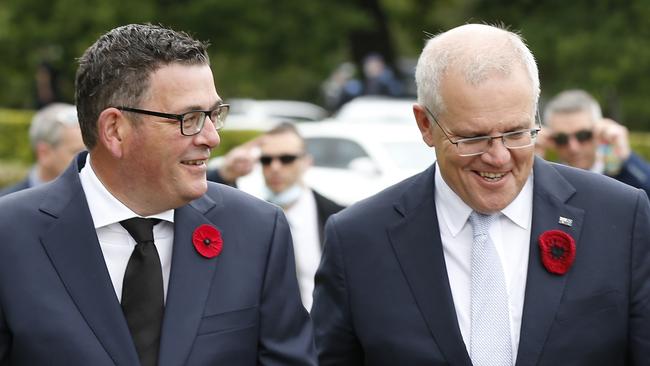 Natural Liberal supporters felt abandoned as former PM Scott Morrison ‘backed in Daniel Andrews time and time again’. Picture: Getty Images