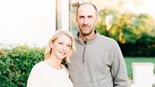 Juli and Geoff Ogilvy have gone through some tough times. Picture: Heather Kinkel Photography