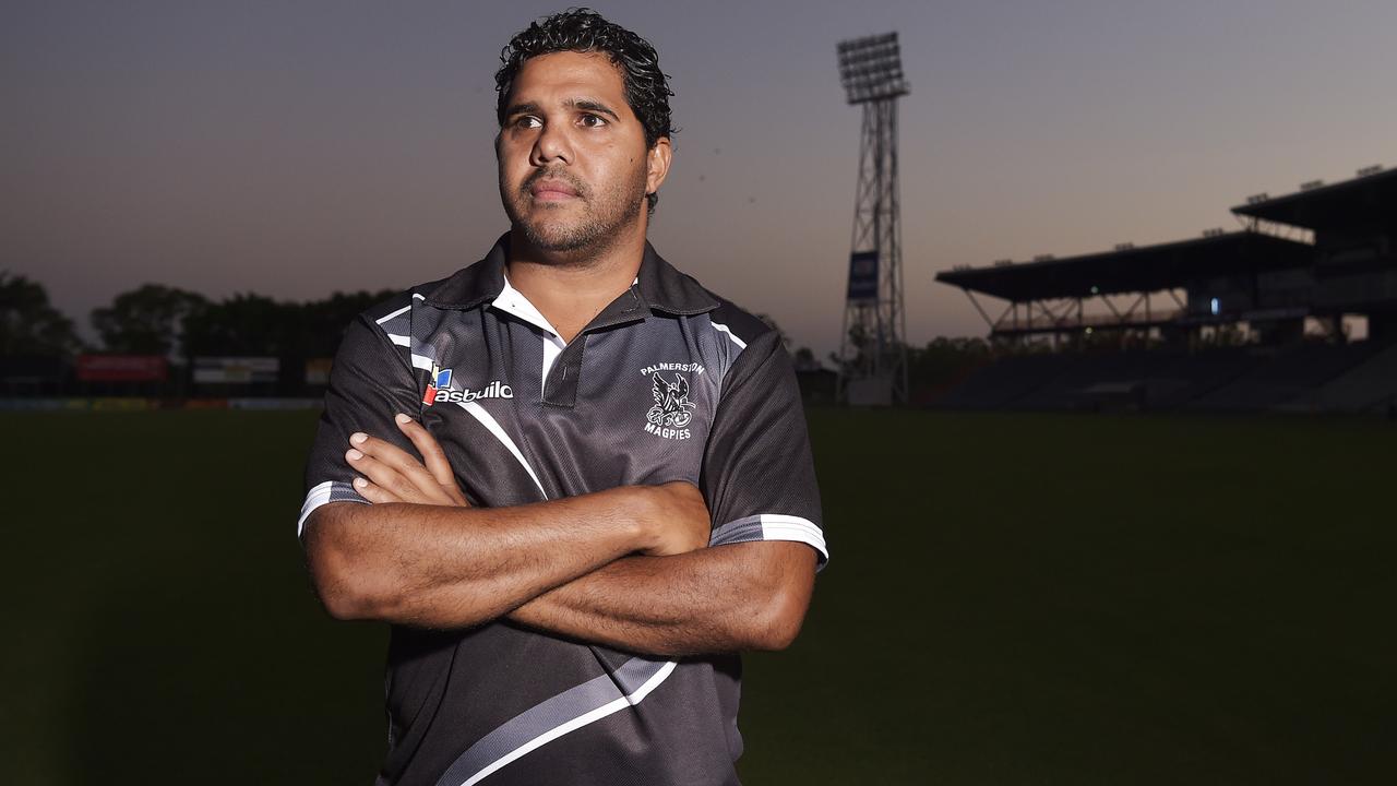 Ex-Essendon small forward Alwyn Davey in a Palmerston polo. Picture: Keri Megelus