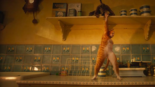 Rebel Wilson in a scene from the movie Cats. Picture: Universal Pictures