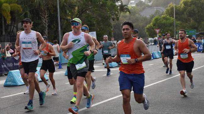 Some of the magic moments and action from the ASICS Runaway Noosa Marathon. Photo: Mark Furler