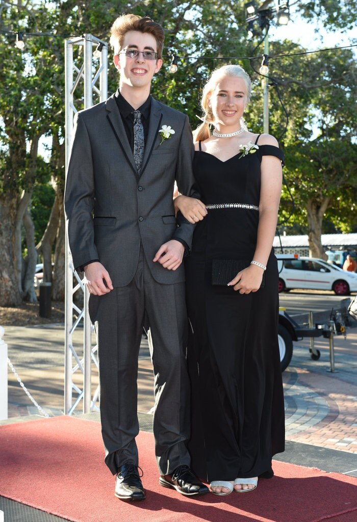 Hervey Bay High formal at the Waterfront - Jackson Geldard and Kaitlin Allen. Picture: Alistair Brightman