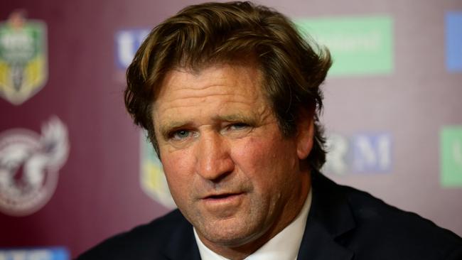 Des Hasler has agreed to terms with Manly after walking out on the club in 2011. Picture: Gregg Porteous