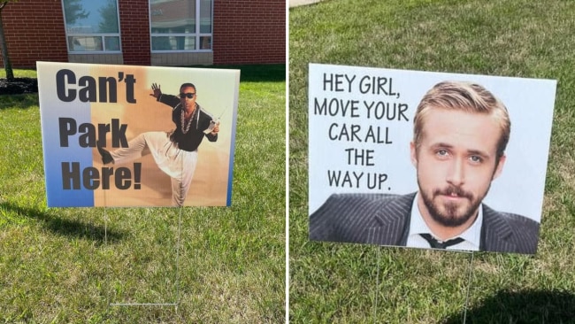 MC Hammer and Ryan Gosling are fans of an efficient drop-off line. Image: Facebook / Monet Lude