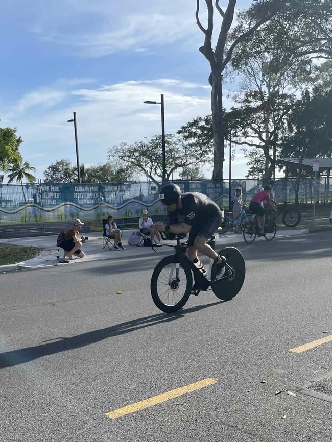 The cycling leg of the Hervey Bay 100 Triathlon took place on The Esplanade, Sunday, November 26, 2023.