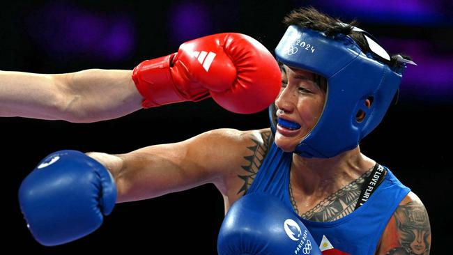 Philippines' Hergie Bacyadan is competing in the women’s competiton. Picture: AFP