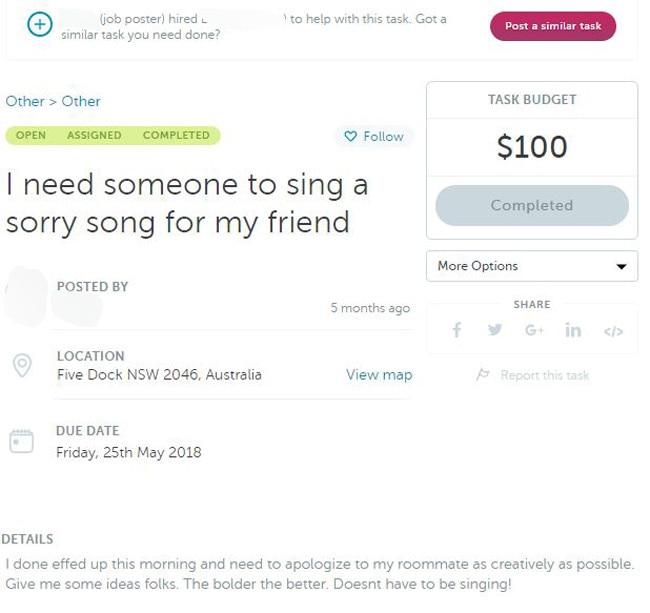 Let’s hope the ‘winner’ could sing!