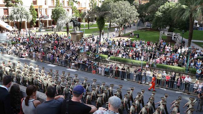 Anzac Day services will go ahead as normal, Premier Annastacia Palaszczuk announced on Tuesday morning. Picture: Liam Kidston.