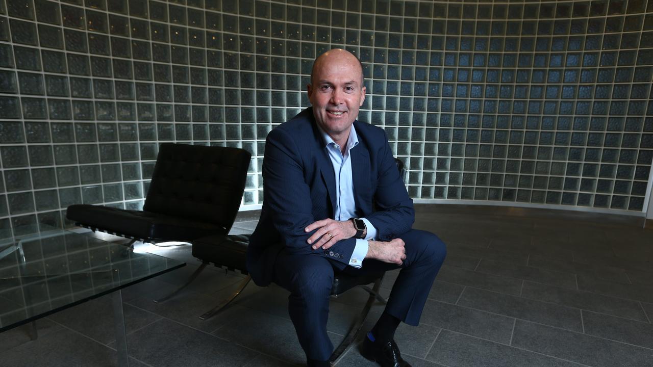 Steve Weston, CEO of collapsing bank Volt Bank, photographed at their offices in North Sydney in 2018. Picture: Britta Campion / The Australian