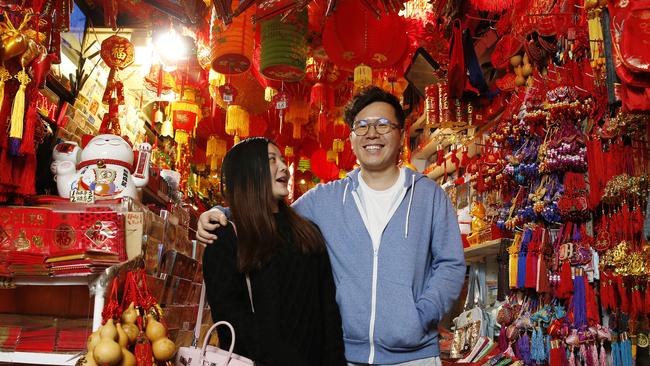 China has overtaken England and New Zealand as the most popular country of birth in Sydney, according to the latest Census. Sydneysiders Paul Wong, from Hornsby, and his friend Mina Xou who lives in the city. Picture: David Swift