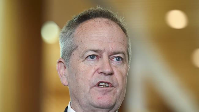 Cabinet Minister Bill Shorten concedes some Palestinians from Gaza may be Hamas supporters. Picture: NewsWire / Martin Ollman