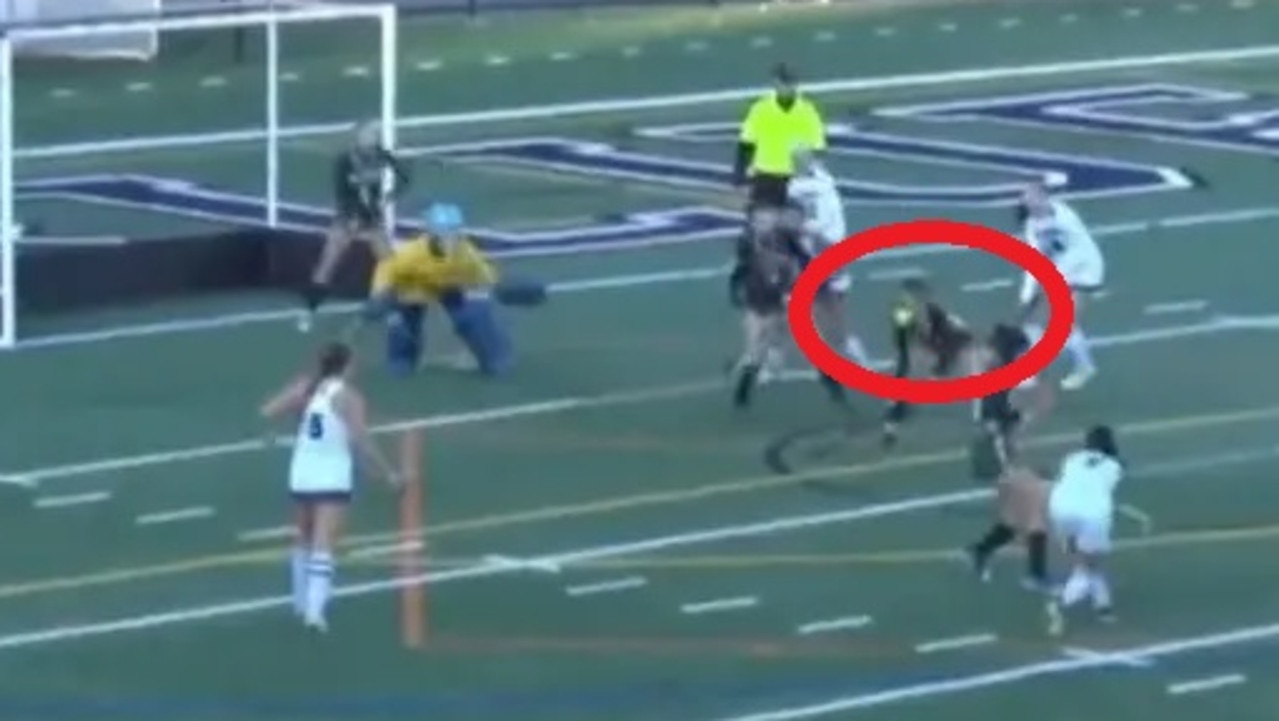 Male opponent knocks girl’s teeth out in field hockey game