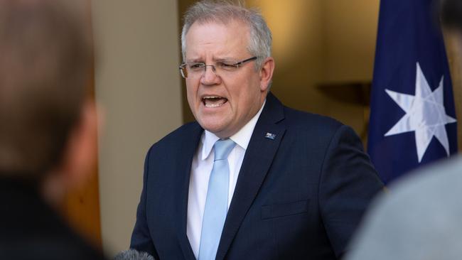 Prime Minister Scott Morrison said working part-time was better than not working at all. Picture: NCA NewsWire/Andrew Taylor