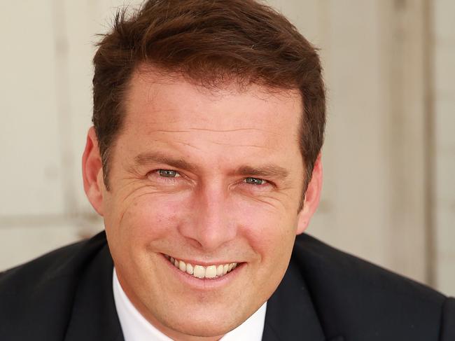 Today Show host Karl Stefanovic at Channel 9 studios in Willoughby today.