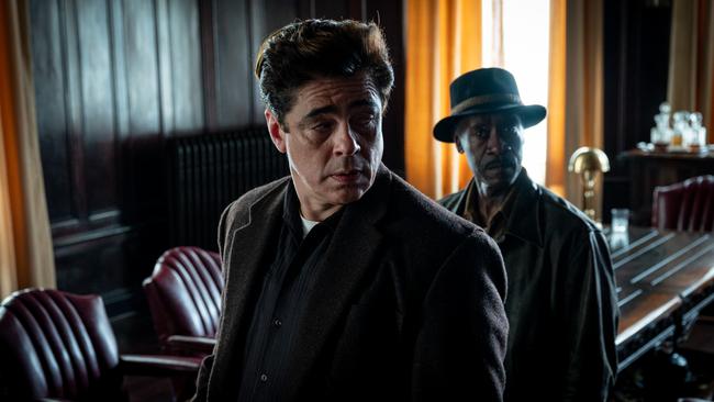 Benicio del Toro and Don Cheadle play lowlifes in No Sudden Move. Del Toro said yes to the crime thriller before reading the script.