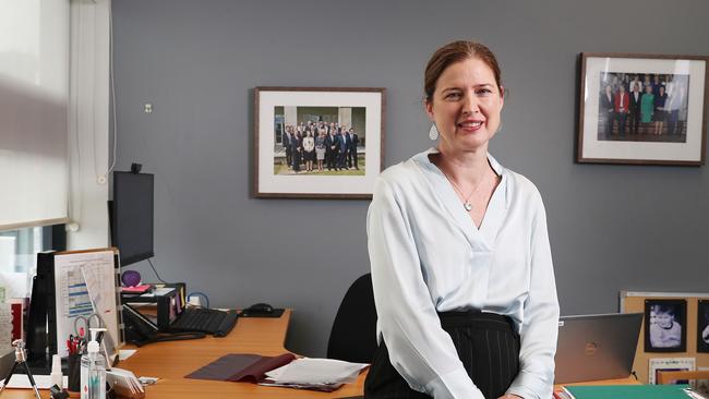 Federal Housing Minister an Member for Franklin Julie Collins at her Rosny office. Picture: Nikki Davis-Jones