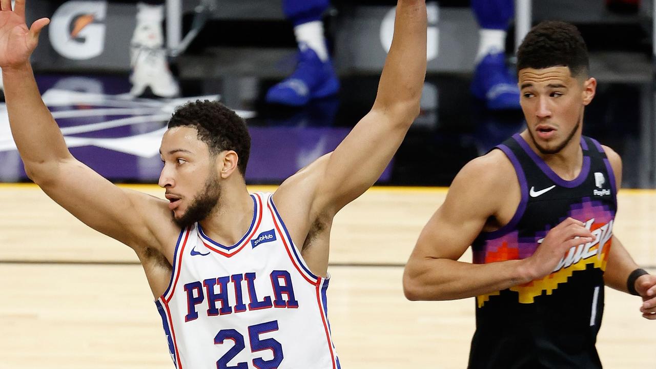 Philadelphia 76ers Vs Phoenix Suns Devin Booker Vs Ben Simmons Danny Green Doc Rivers Chris Paul Sportsbeezer