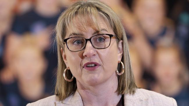 Deputy Premier Jacinta Allan defended the government’s decision to release its response to the report over the weekend. Picture: David Geraghty