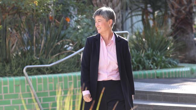 Penny Wong is expected to back Mr Albanese. Picture: AAP Image/David Crosling