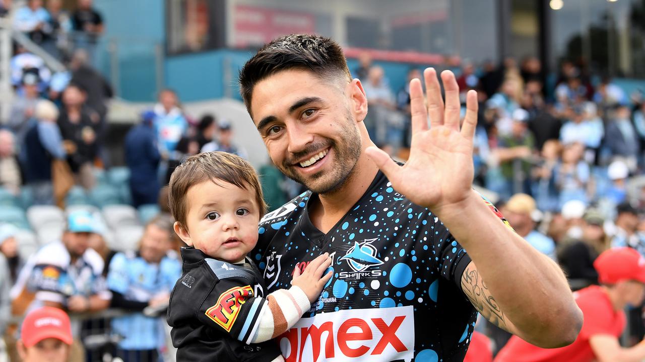 The off-contract Shaun Johnson is set to be forced out of Cronulla at the end of 2021. Picture: Getty Images.