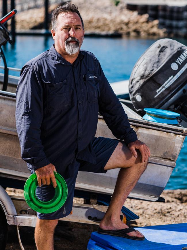 Fisherman Mark Reynolds has been fighting the state government over his quota allocation and has just won a minor victory in his battle. Picture: Robert Lang