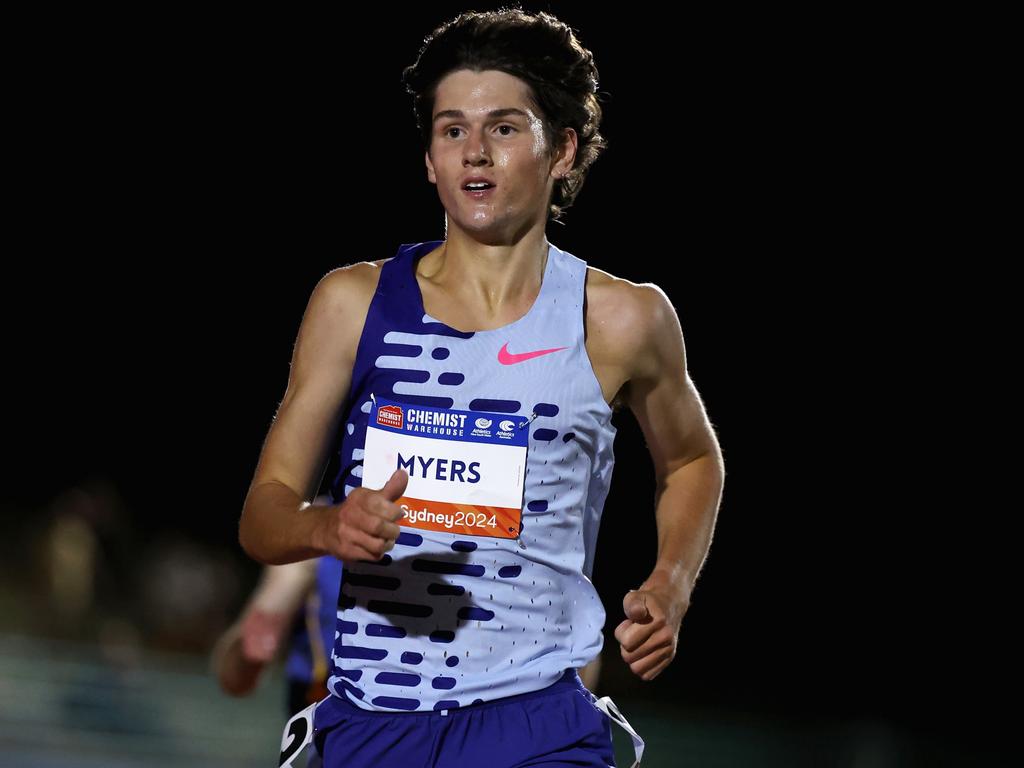 Cameron Myers won a silver medal at the world junior athletics championships. File photo/Getty Images