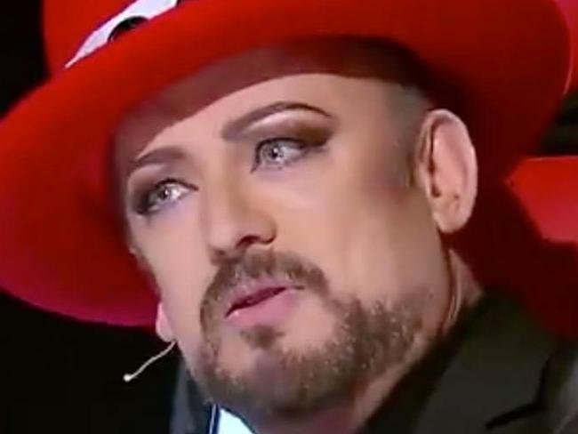 Boy George on The Voice.