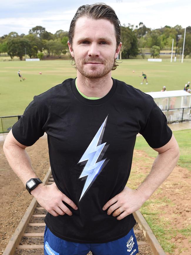 Geelong’s Patrick Dangerfield will captain one team. Picture: Alan Barber