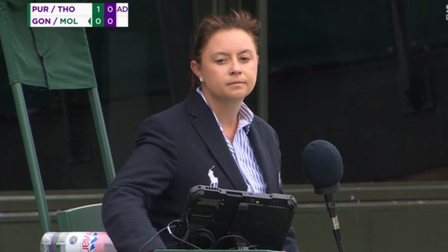 Kelly Rask was Lawn Tennis Association official of the year in 2023. Photo: Channel 9