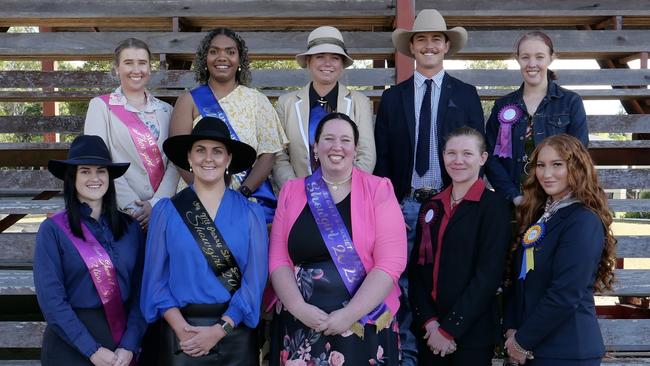 Finalist for the 2023 Burnett Sub Chamber awards.Back row from left: Gina Hamilton (Eidsvold Showgirl), Grace Eggmolesse (Bundaberg Showgirl), Flynn Suendermann (Mundubbera Showgirl), Tylen Wallace (Bundaberg Rural Ambassador), Jessica Hardy (Biggenden Rural Ambassador)Front row from left: Isabella Mielczarek (Teebar Showgirl), Casey Cleary (Mt Perry Showgirl), Whiteney Woodfield (Gin Gin Showgirl), ShanÃ© Steffen (Gin Gin Rural Ambassador), Shahna-Leigh Dakin (Teebar Rural Ambassador).