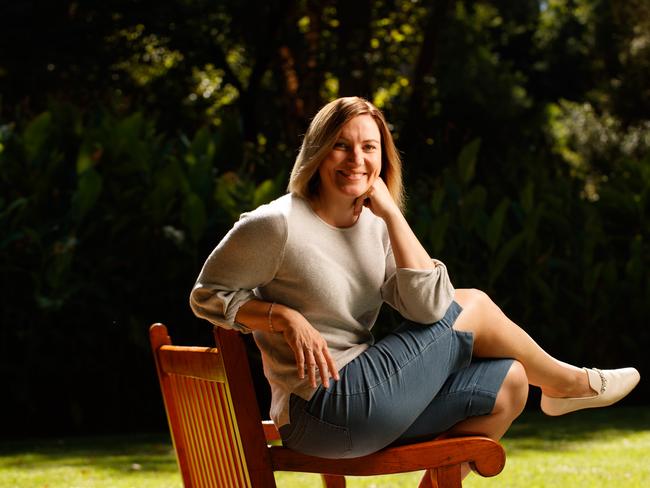 14/3/2019 QWeekend magazine. Anna Meares OAM, widely regarded as the greatest Australian cyclist of all time,  at the Botanical Gardens in Adelaide. Picture MATT TURNER.