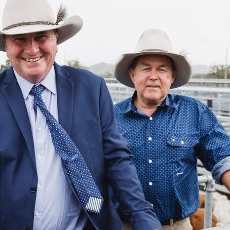 Flynn MP Colin Boyce (right) said the Prime Minister must better understand the seriousness of a potential foot-and-mouth disease (FMD) outbreak. Picture: Supplied