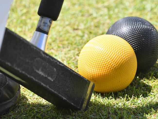 Maryborough croquet Australian Gold and Silver Medal event.Photo: Alistair Brightman