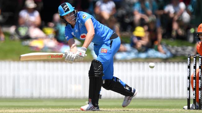 Tahlia McGrath on her way to a matchwinning half century. Picture: Getty Images