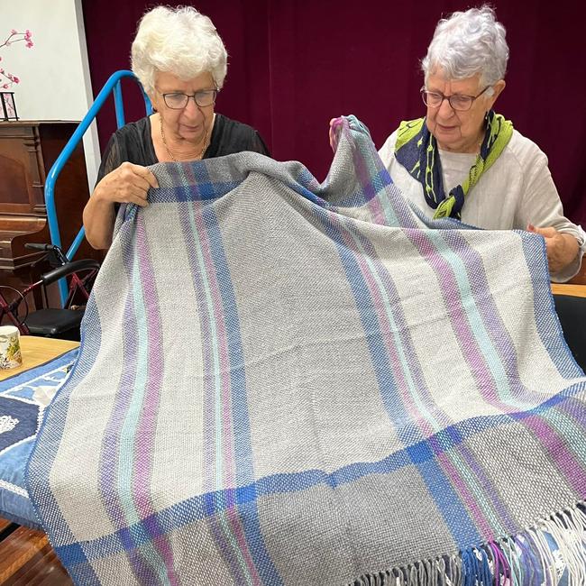 Foundation member Connie Muscat and President Margaret Borg are sisters who have been involved with Valley Spinners &amp; Craft Group since the 1970s. Picture: Contributed