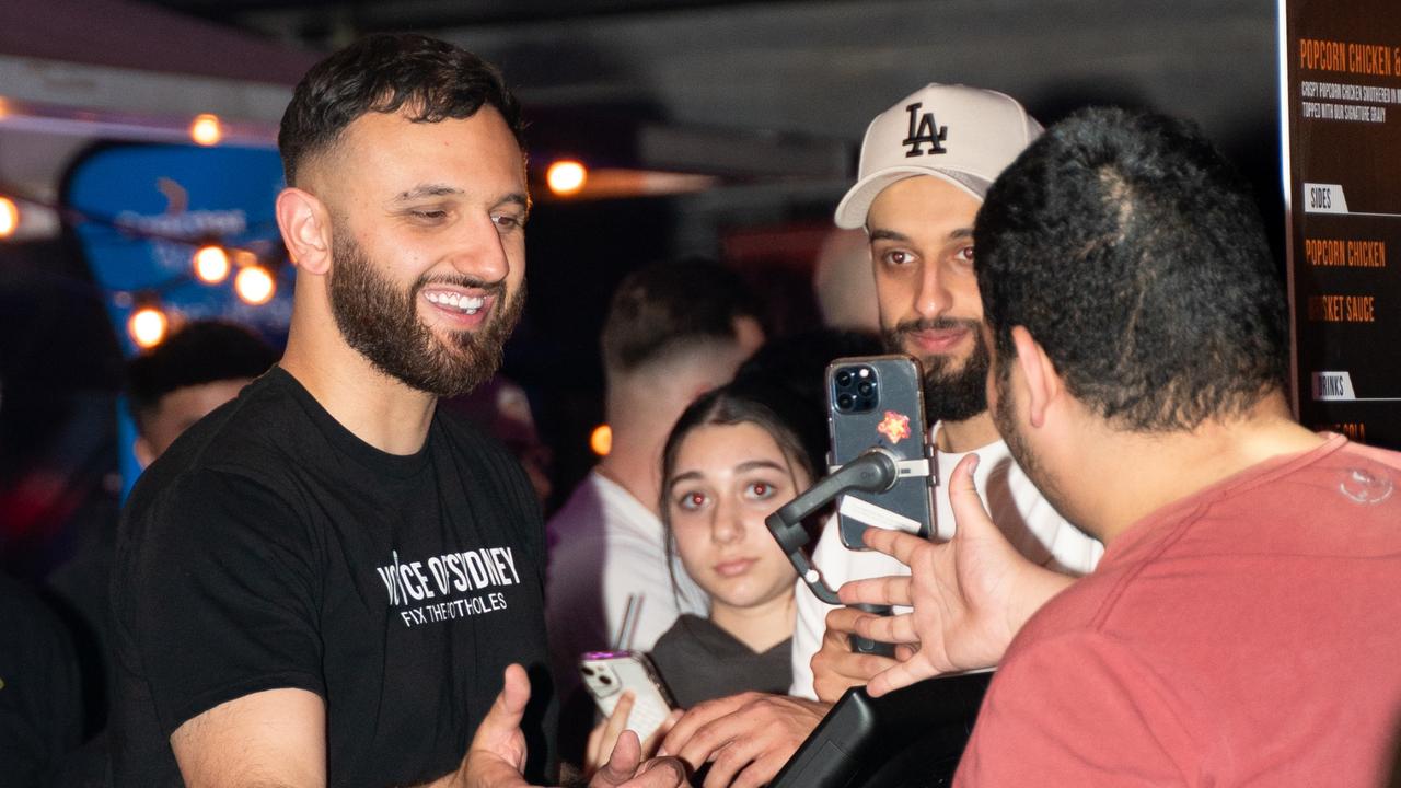 Comedian, Mahmoud Ismail (left) will debut Spudhole at the 2024 Parramatta Lanes food festival. Picture: Supplied