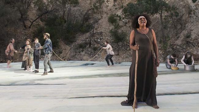 Adelaide Festival — Ningali Lawford-Wolf in The Secret River. Picture: Shane Reid.