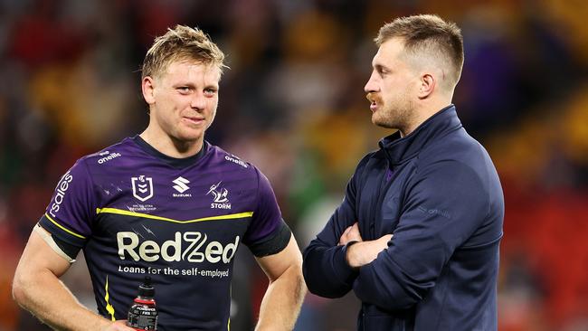 Cameron Munster could make an early return from injury for the Storm. Picture: Hannah Peters/Getty Images