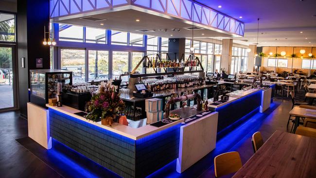 The river bar at the $45m six-storey redevelopment of the Bridgeport Hotel. Picture: Tom Huntley